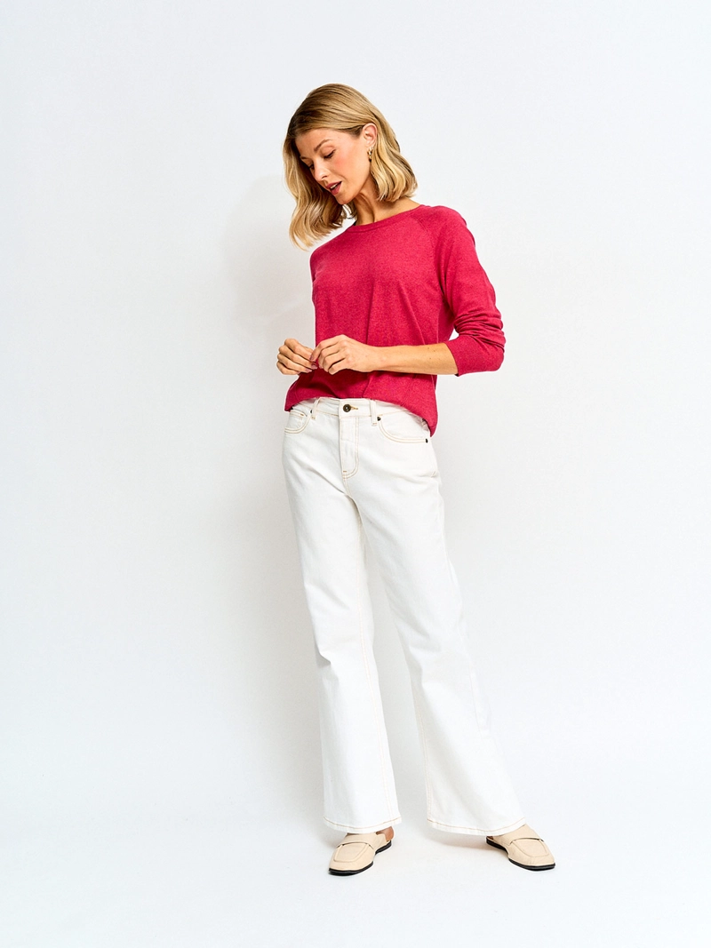 SWEATER MUJER REGATTA MANGA LARGA BÁSICO - 4