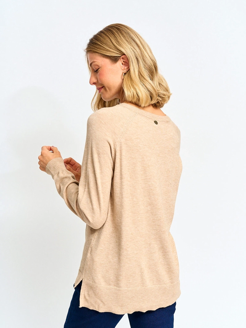 SWEATER MUJER REGATTA MANGA LARGA BÁSICO - 2