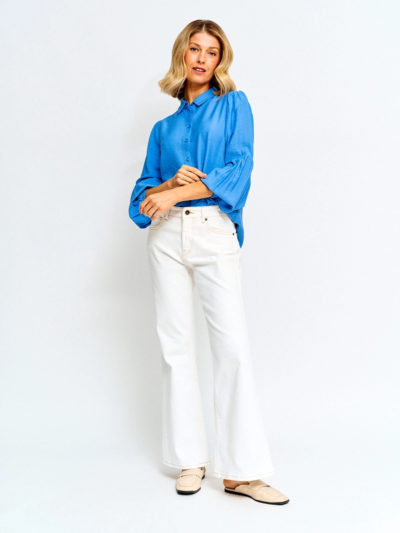 BLUSA MUJER REGATTA MANGA LARGA GLOBO - 4
