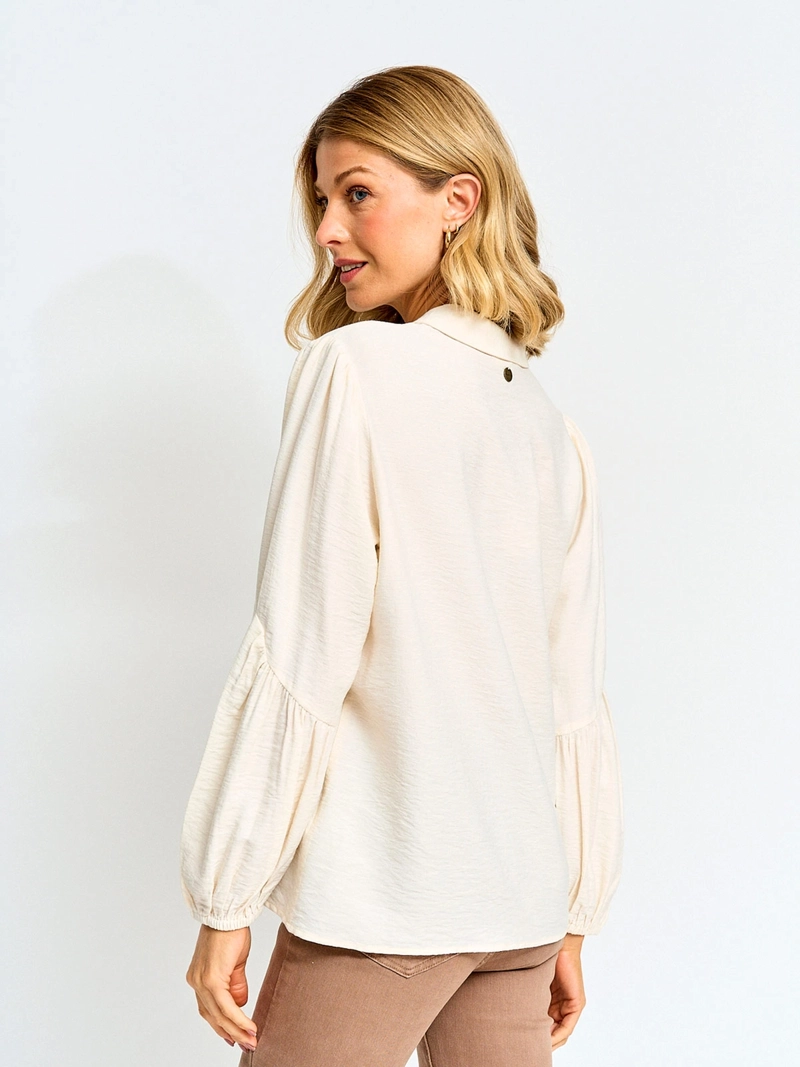 BLUSA MUJER REGATTA MANGA LARGA GLOBO - 2