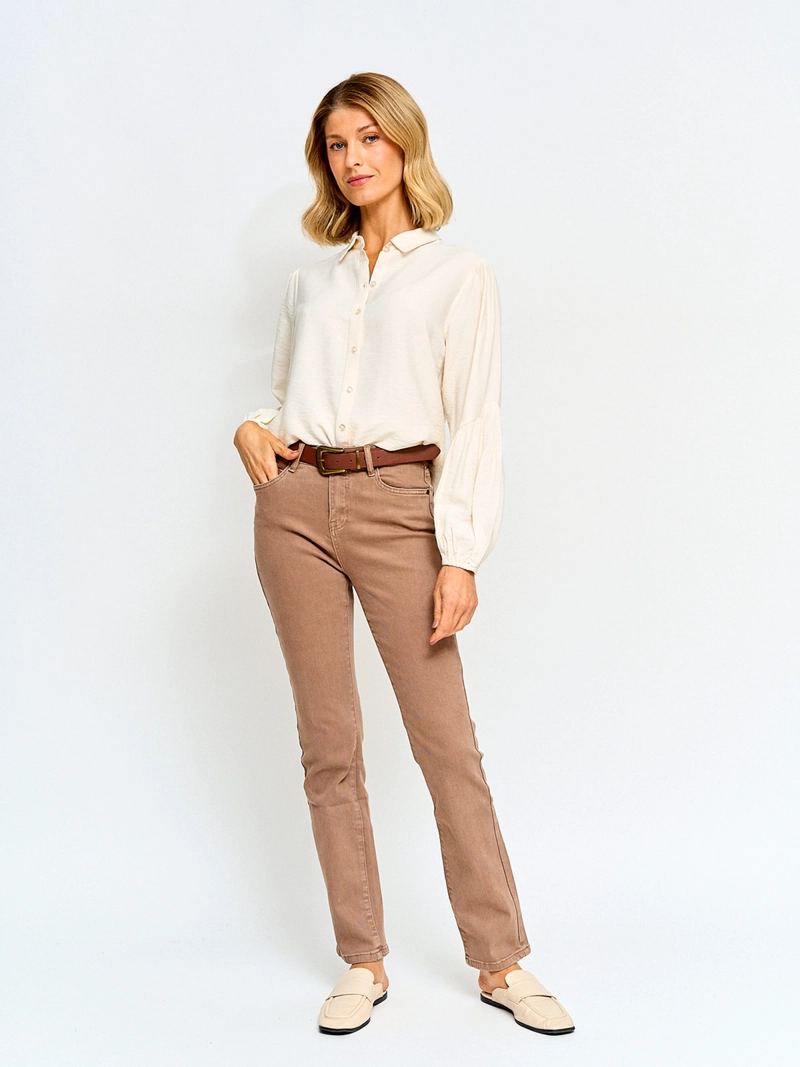 BLUSA MUJER REGATTA MANGA LARGA GLOBO - 4