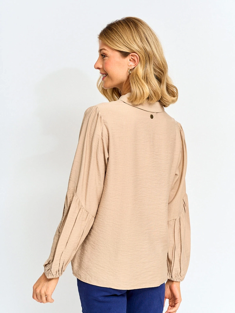 BLUSA MUJER REGATTA MANGA LARGA GLOBO - 2