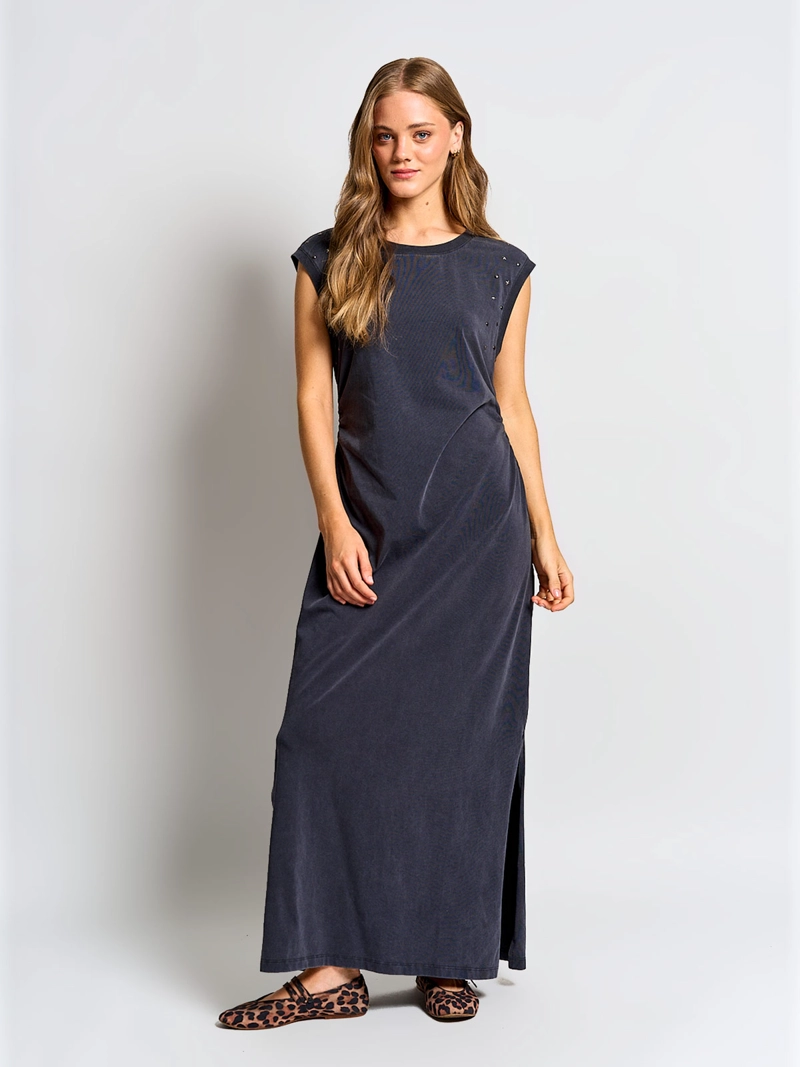 VESTIDO MUJER BARBADOS ALGODÓN TACHAS - 2