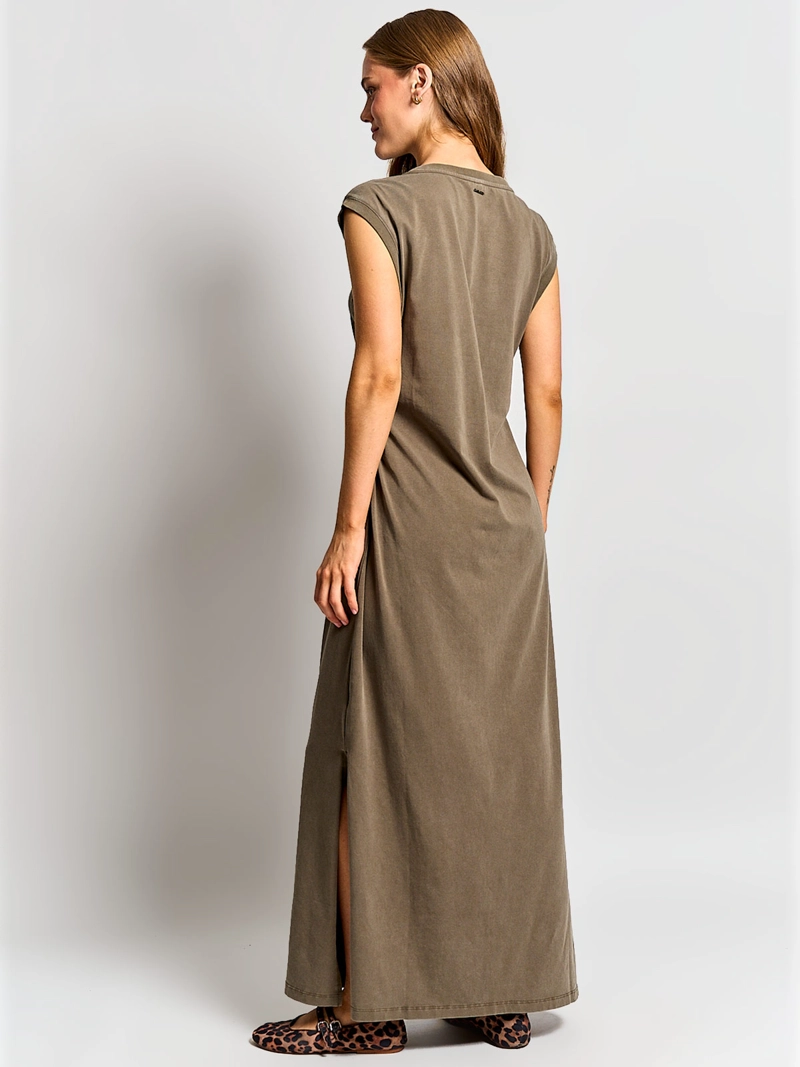 VESTIDO MUJER BARBADOS ALGODÓN TACHAS - 3