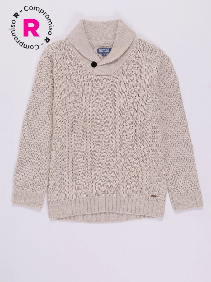 SWEATER NIÑO HARVEST TRENZA - 1
