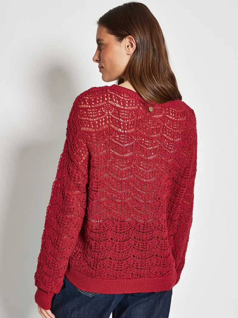 SWEATER MUJER REGATTA MANGA LARGA CALADO - 2