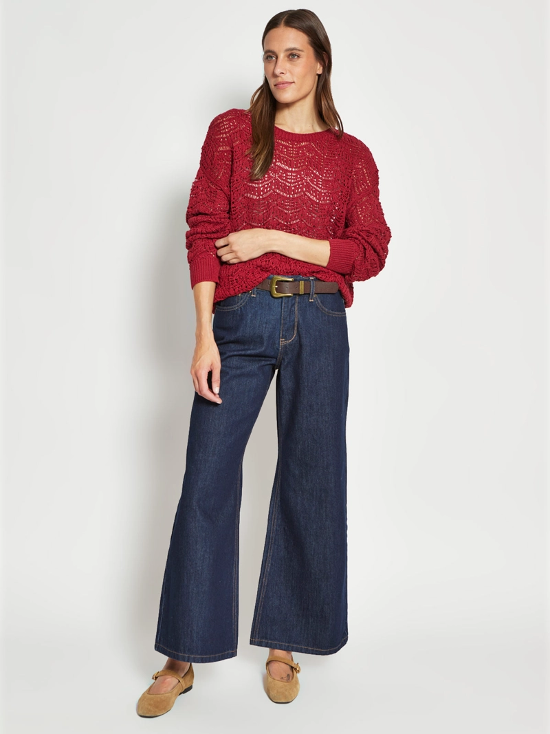 SWEATER MUJER REGATTA MANGA LARGA CALADO - 4