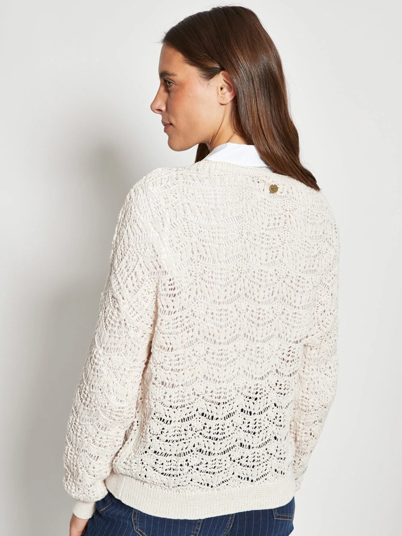 SWEATER MUJER REGATTA MANGA LARGA CALADO - 2