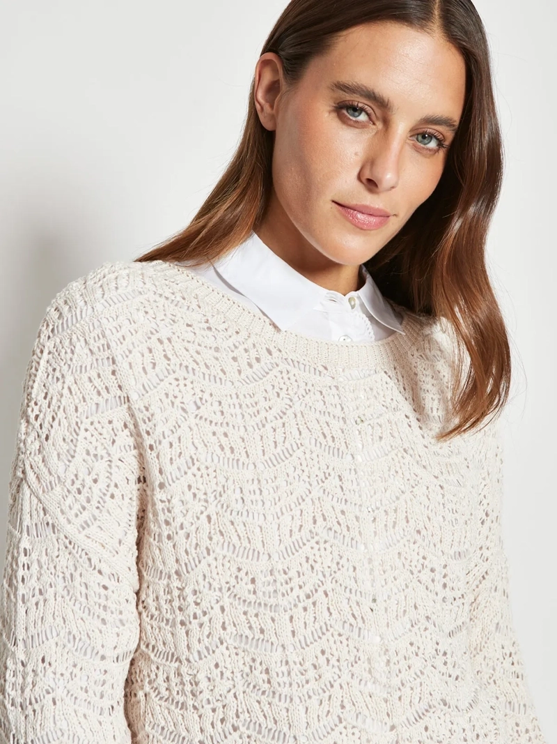SWEATER MUJER REGATTA MANGA LARGA CALADO - 3