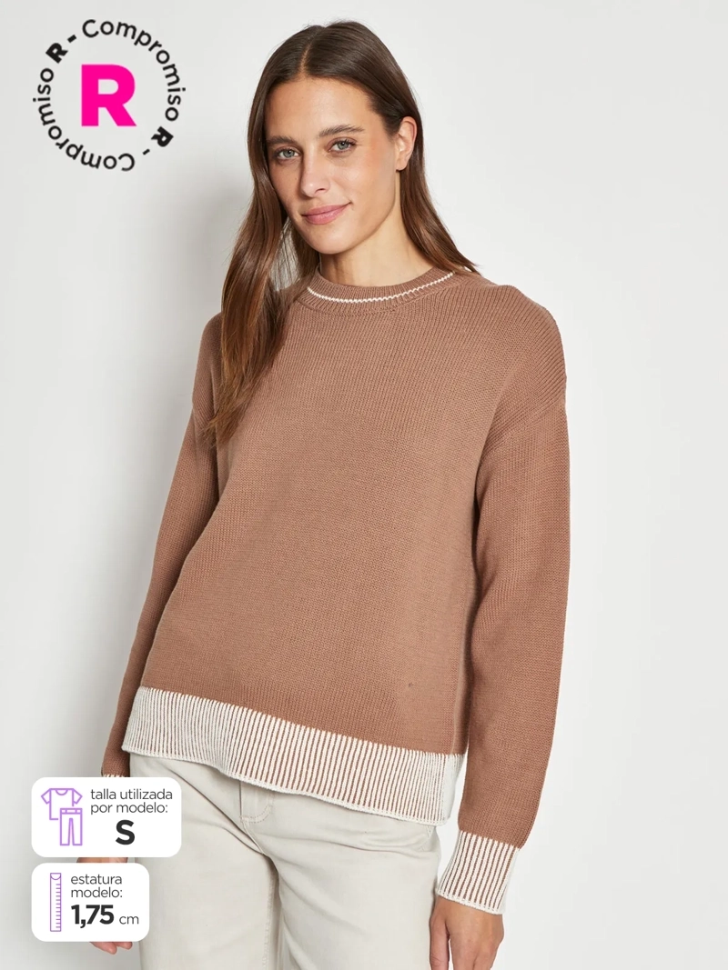 SWEATER MUJER REGATTA ALGODÓN MANGA LARGA - 1