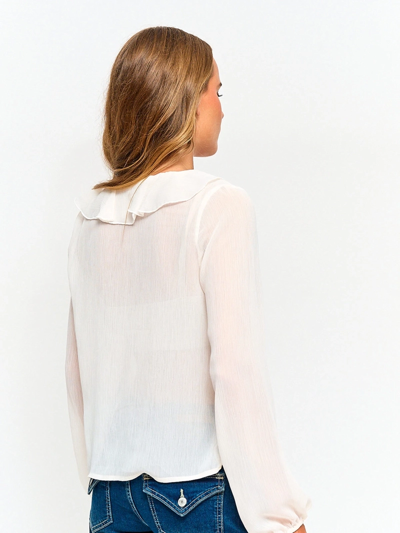 BLUSA MUJER INDEX MANGA LARGA VUELOS - 2