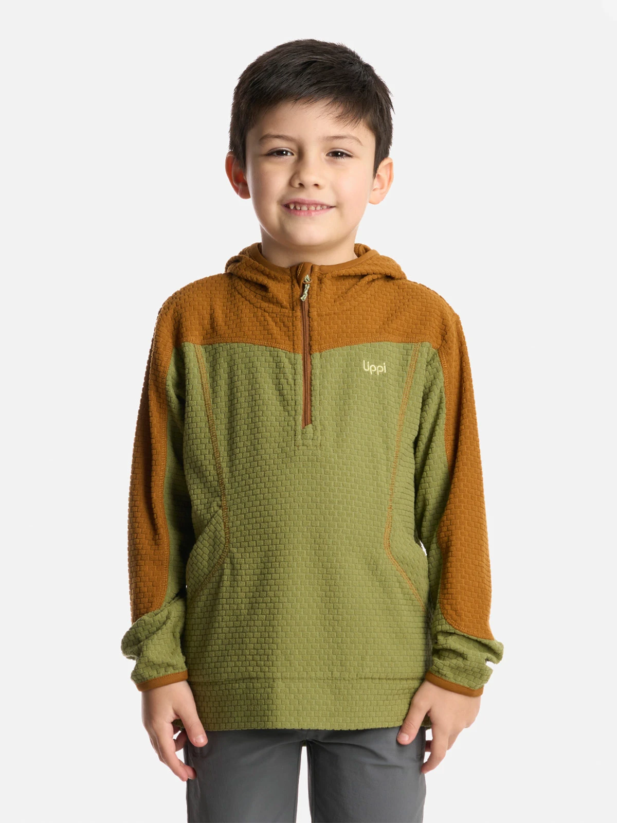 POLERÓN NIÑO LIPPI SALTAMONTES NANO F-1/4 ZIP HOODY - 1