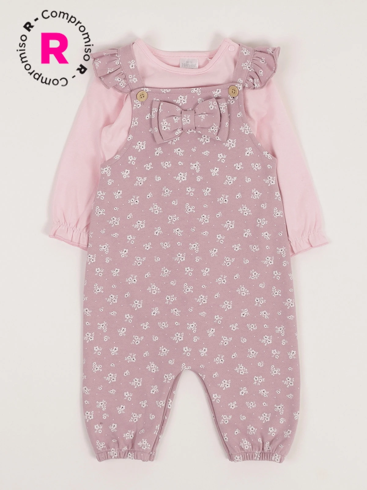 CONJUNTO NIÑA BABY HARVEST JADINERA Y BODY - 1