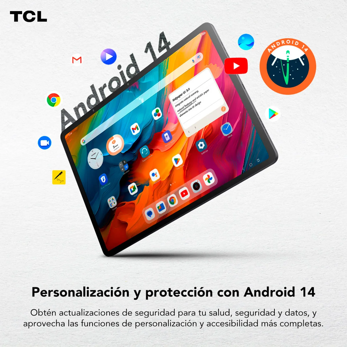 TABLET TCL NXTPAPER 14 14.2” 256GB - 16