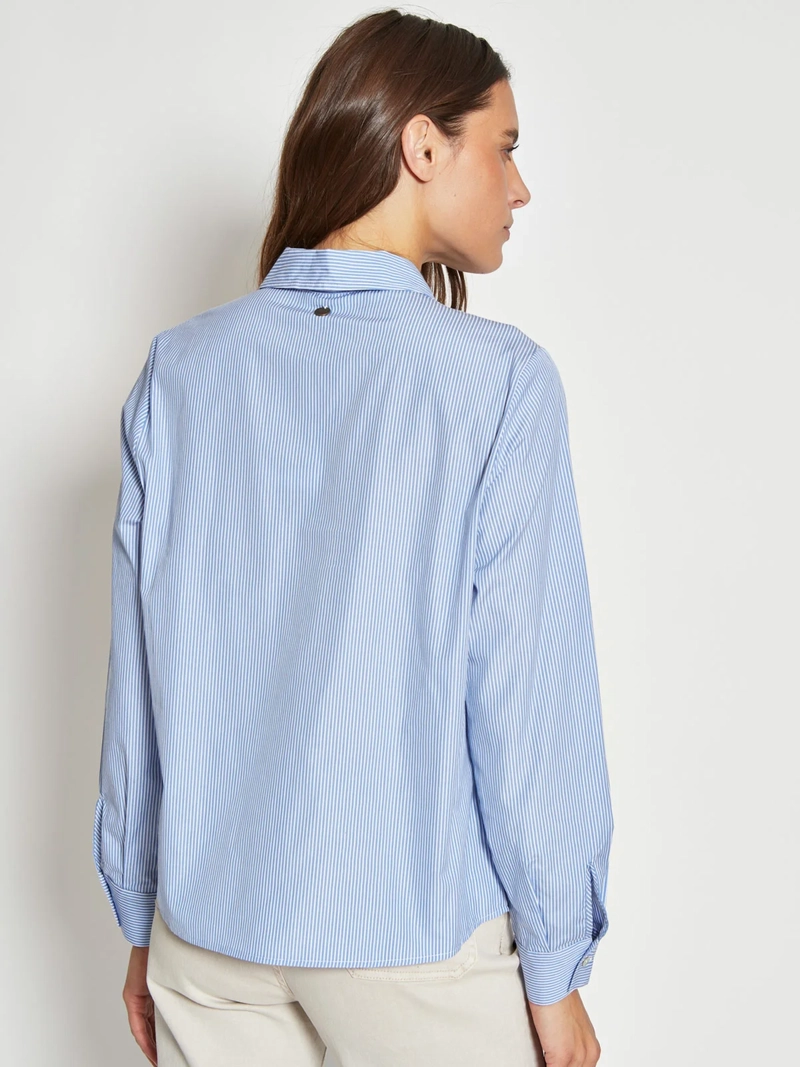 BLUSA MUJER REGATTA ALGODÓN MANGA LARGA CAMISERA - 2