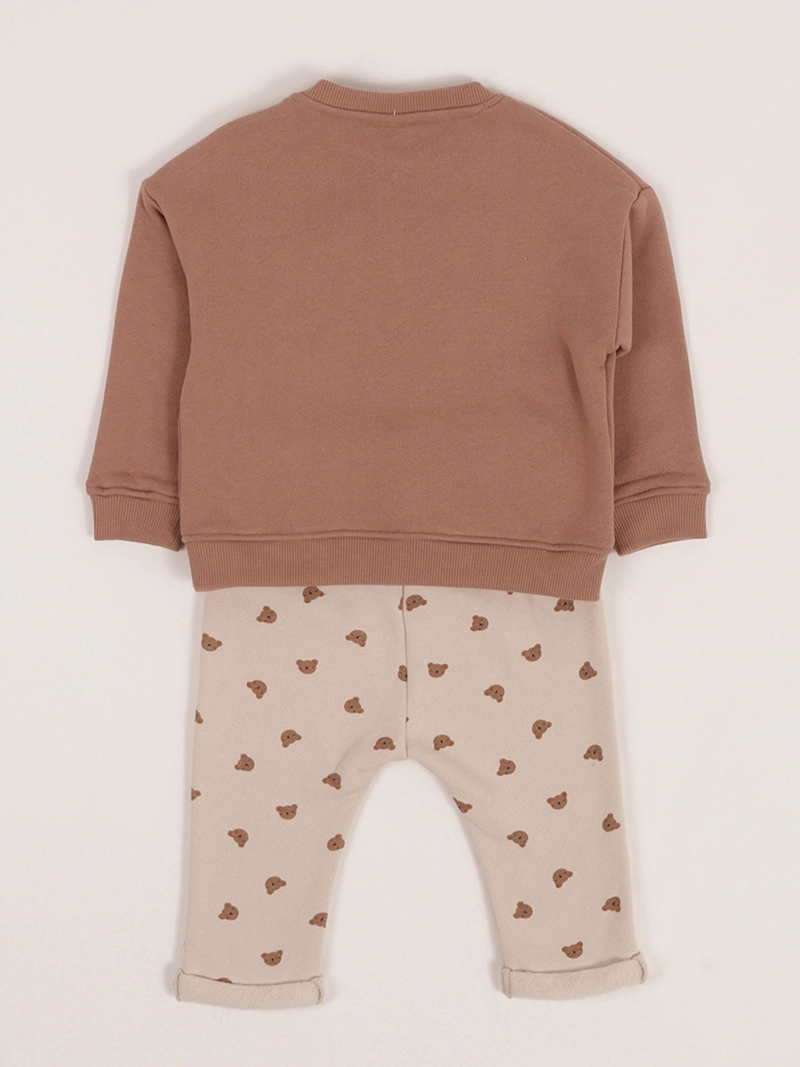 CONJUNTO NIÑO BABY HARVEST APLICACIÓN POLERÓN Y PANTALÓN DE BUZO - 2