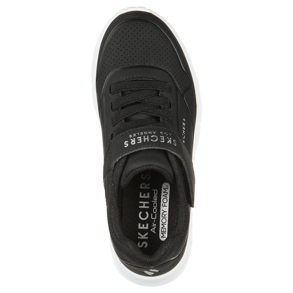 ZAPATILLAS NIÑA SKECHERS CASUALES NEGRO SOLA GLOW - 4