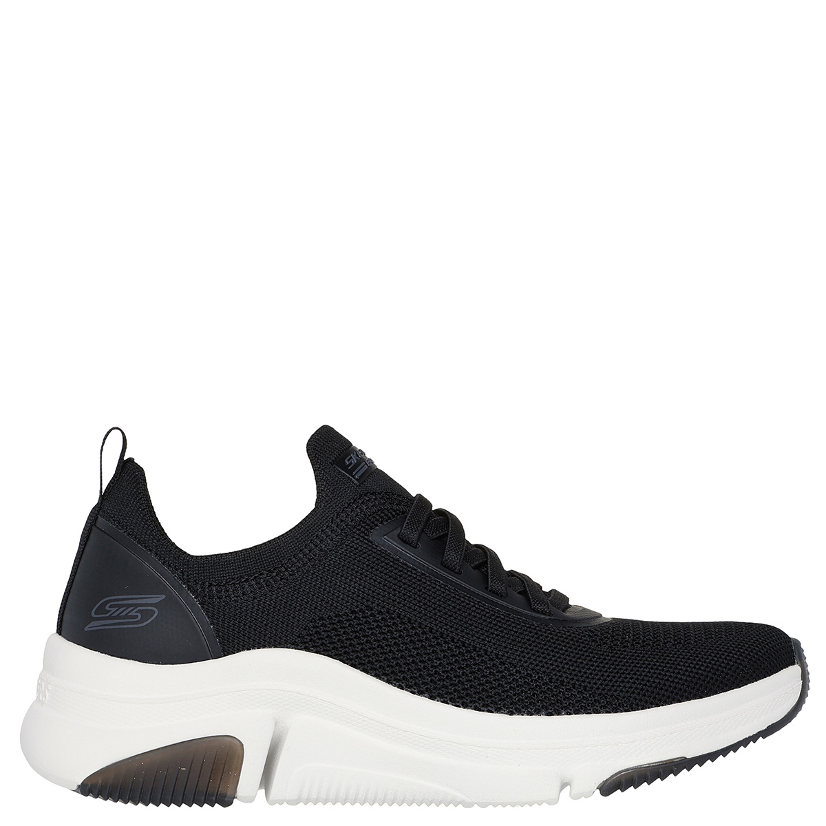 ZAPATILLAS MUJER SKECHERS CASUALES NEGRO BOBS SPORT SPARROW FLEX