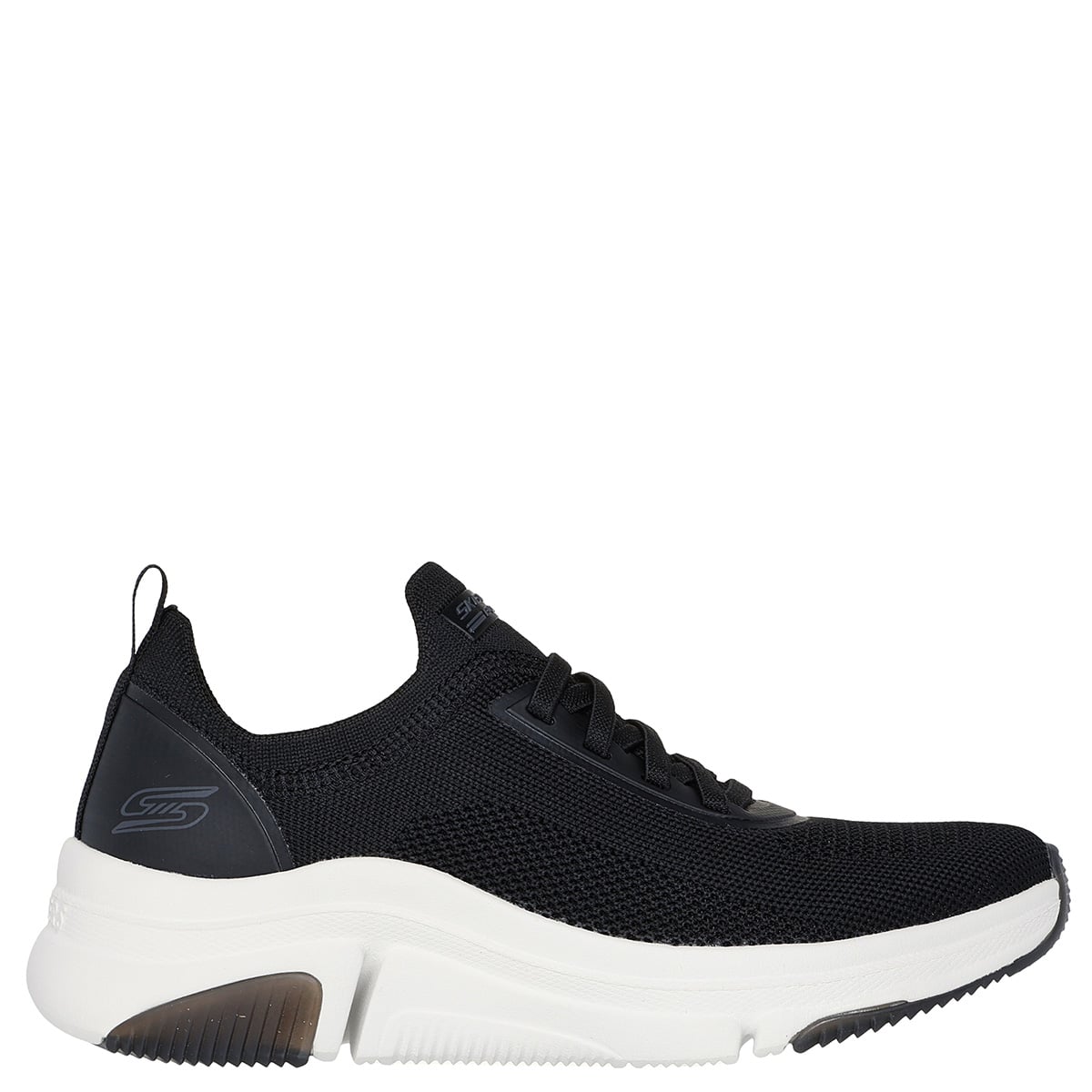ZAPATILLAS MUJER SKECHERS CASUALES NEGRO BOBS SPORT SPARROW FLEX
