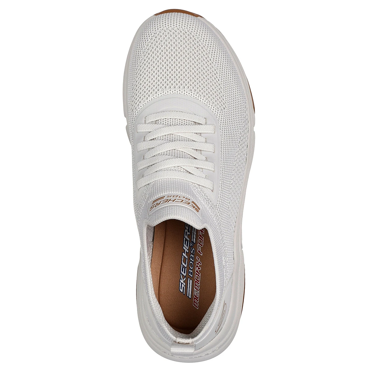 ZAPATILLAS MUJER SKECHERS CASUALES BLANCO BOBS SPORT SPARROW FLEX - 4