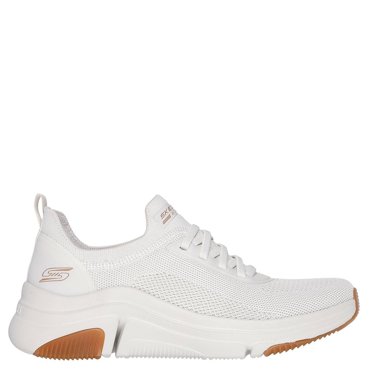 ZAPATILLAS MUJER SKECHERS CASUALES BLANCO BOBS SPORT SPARROW FLEX
