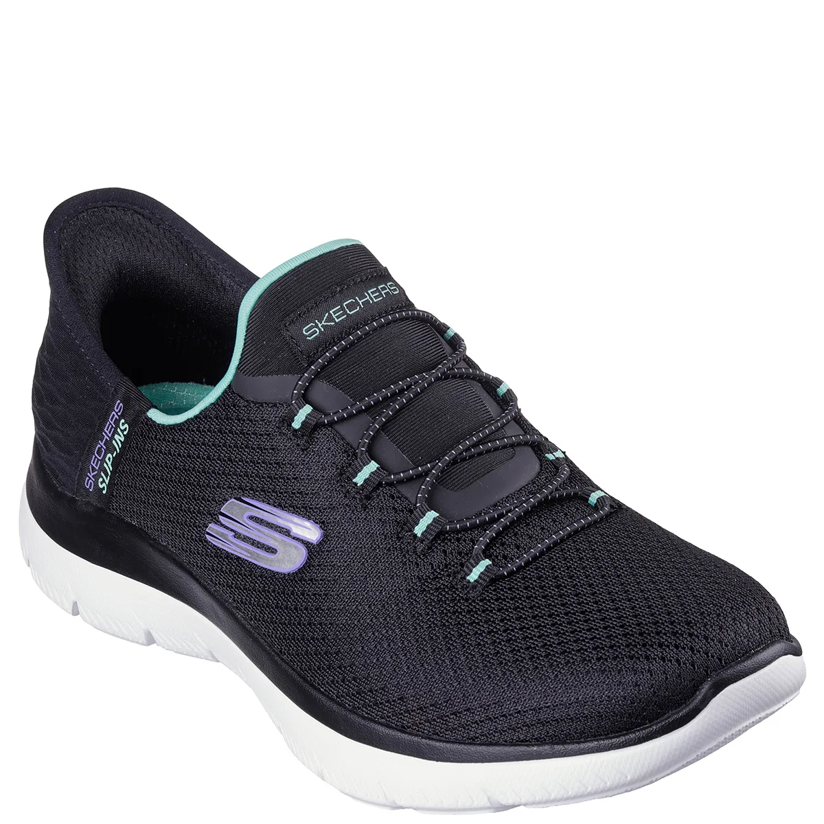 ZAPATILLAS MUJER SKECHERS CASUALES NEGRO SLIP-INS: SUMMITS - 2