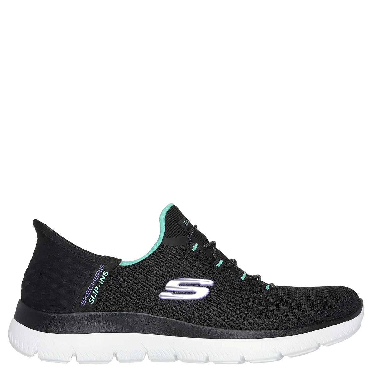 ZAPATILLAS MUJER SKECHERS CASUALES NEGRO SLIP-INS: SUMMITS - 1