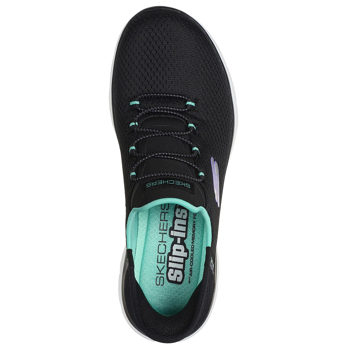 ZAPATILLAS MUJER SKECHERS CASUALES NEGRO SLIP-INS: SUMMITS - 4