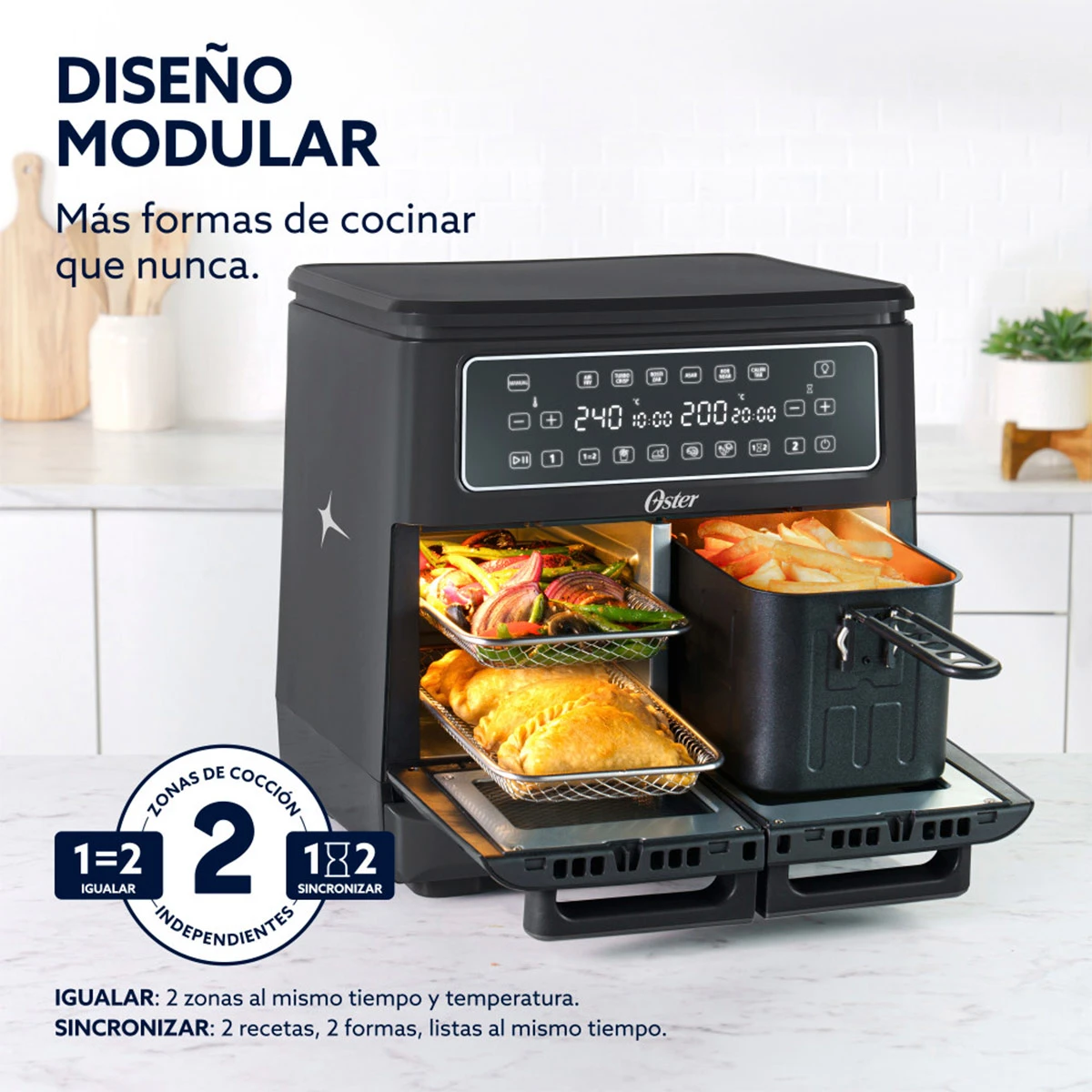 FREIDORA OSTER 11 LT FLEX CKSTAF11MCDDF-052 - 5