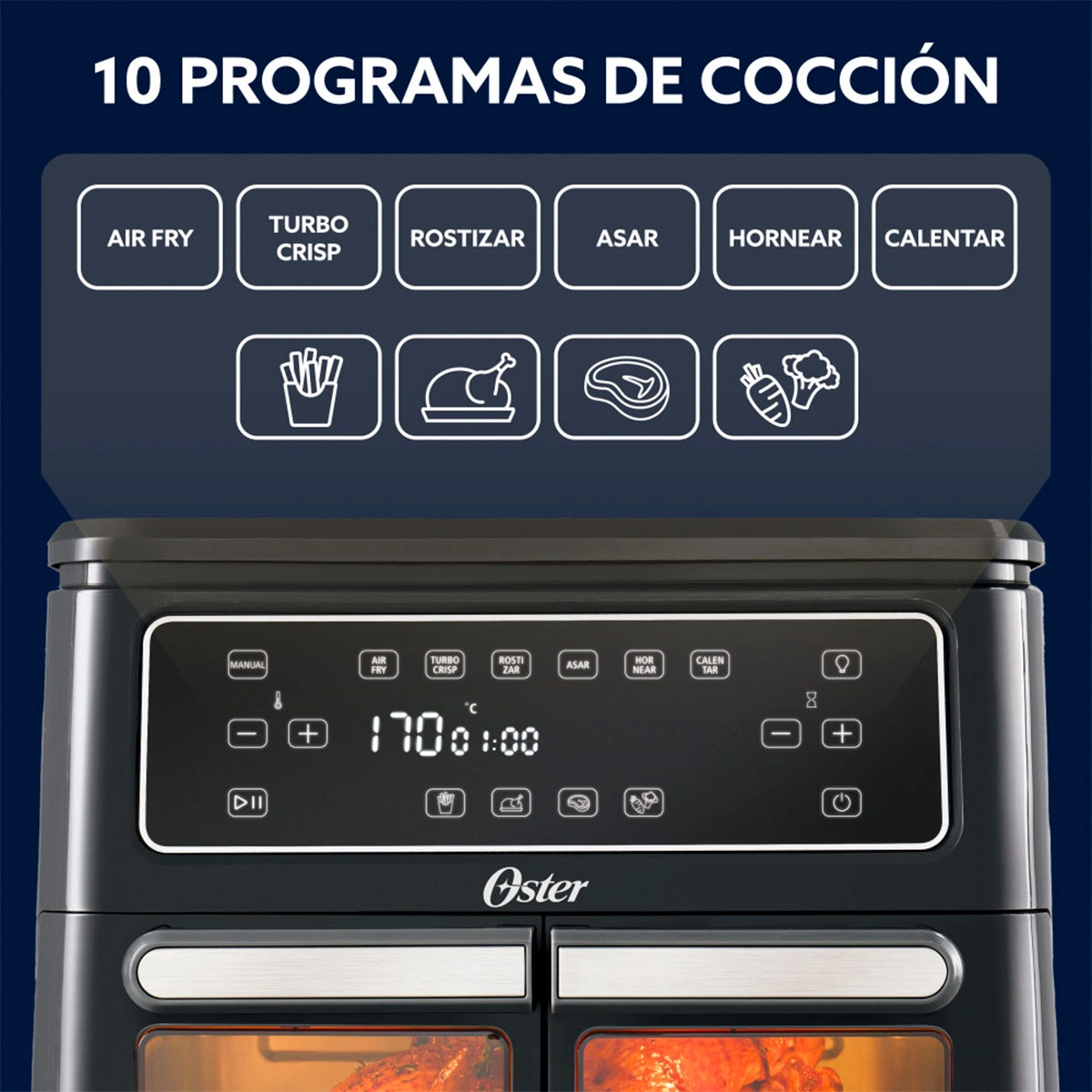 FREIDORA OSTER 11 LT FLEX CKSTAF11MCDDF-052 - 6