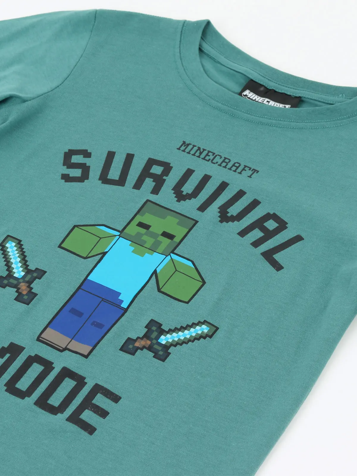 POLERA NIÑO MINECRAFT MANGA LARGA - 3