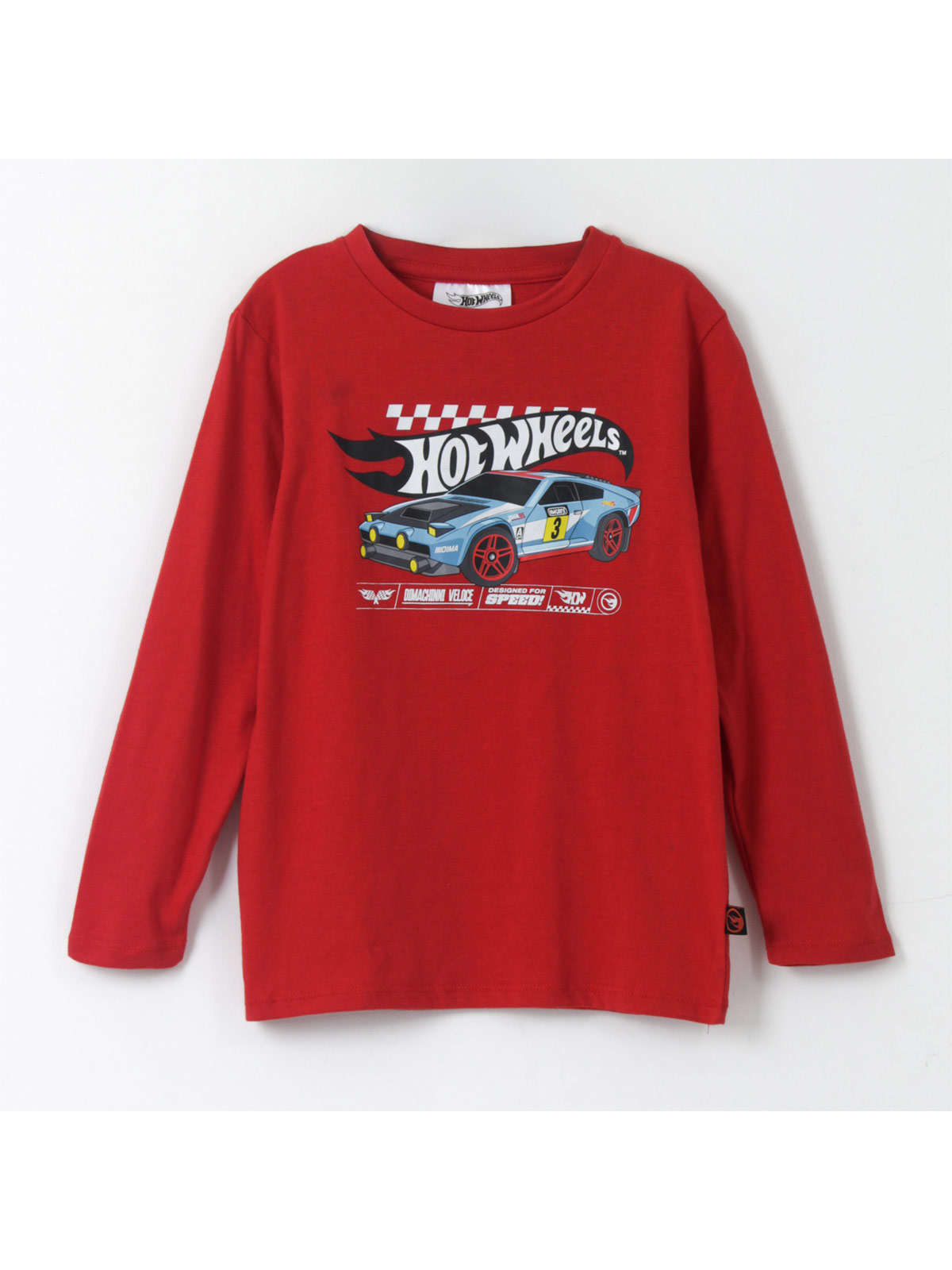 POLERA NIÑO HOT WHEELS MANGA LARGA