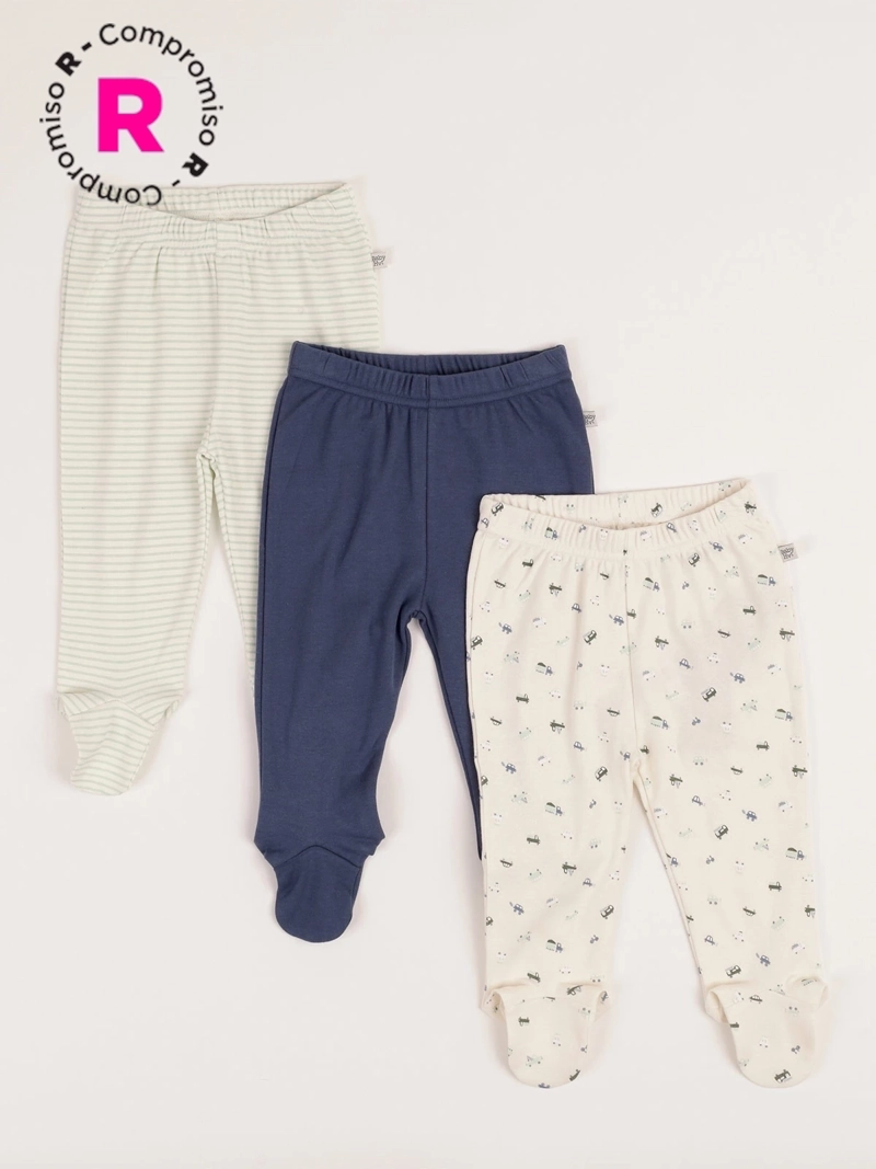 PACK X3 PATITAS NIÑO BABY HARVEST - 1