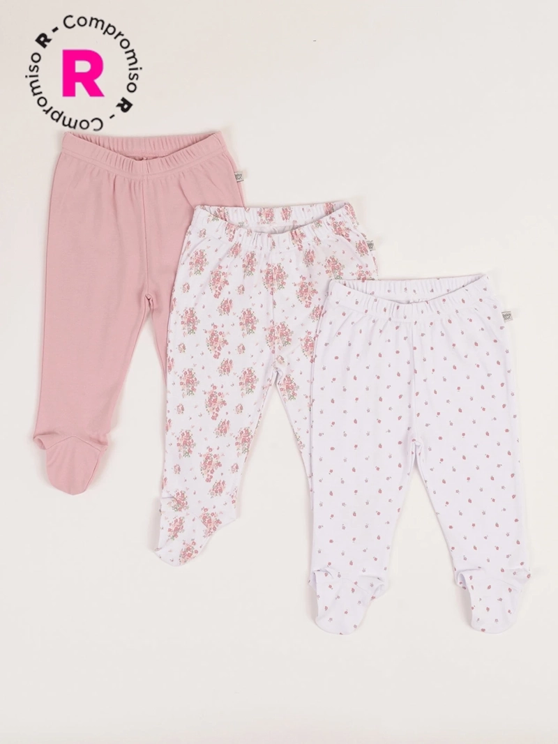 PACK X3 PATITAS NIÑA BABY HARVEST - 1