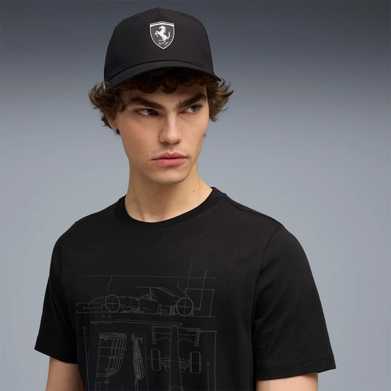 GORRA PUMA FERRARI LOW NEGRO - 3