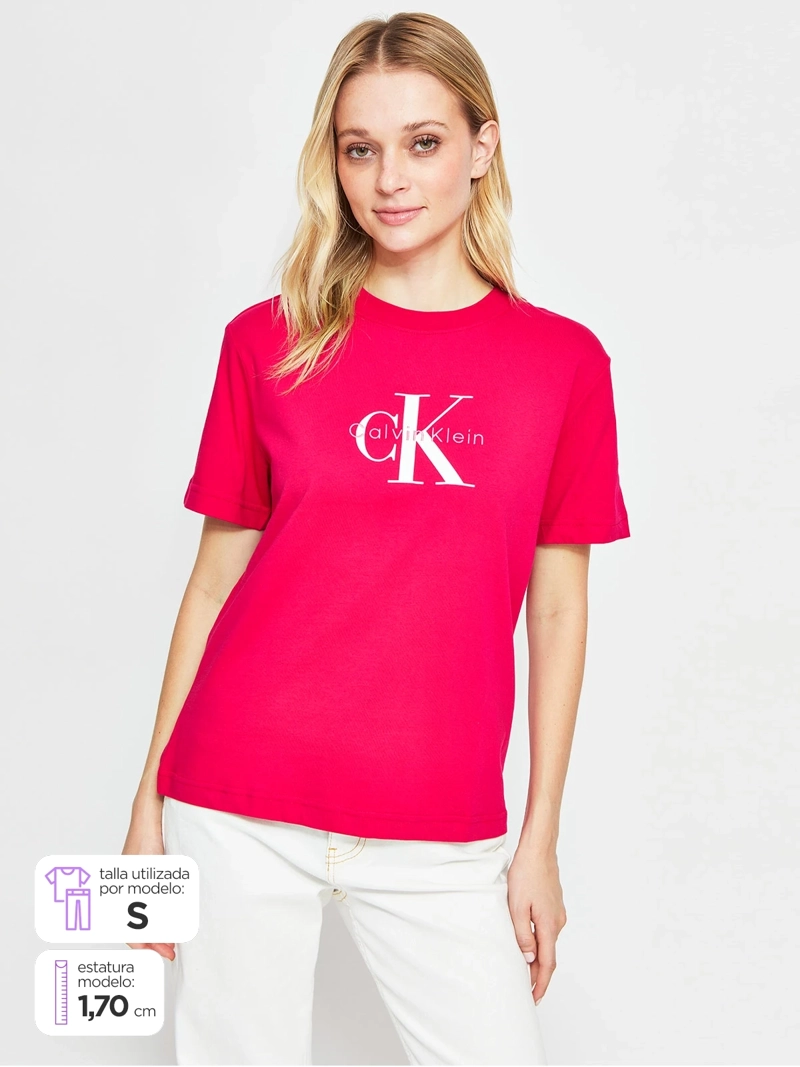 POLERA MUJER CALVIN KLEIN ALGODÓN  - 1