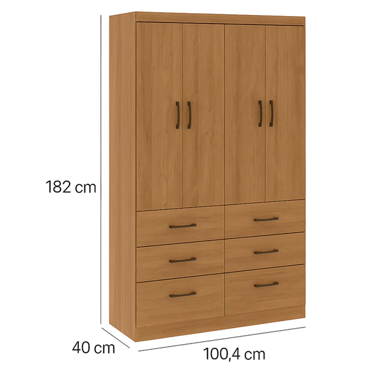 CLOSET EXIT DAKAR 4P 6C ROBLE - 3