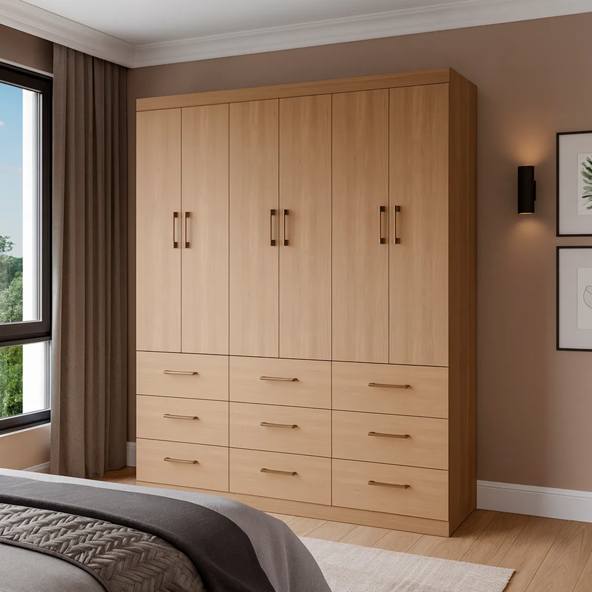 CLOSET EXIT DAKAR 6P 9C ROBLE - 5