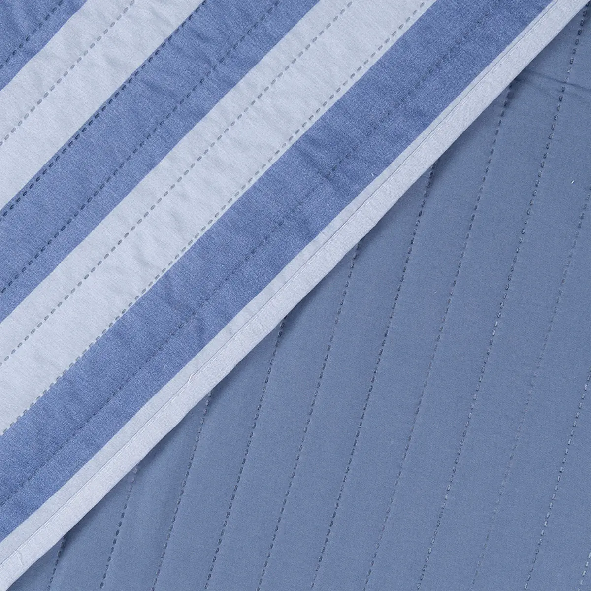 QUILT MASHINI BARCELONA 2 PLAZAS AZUL - 2
