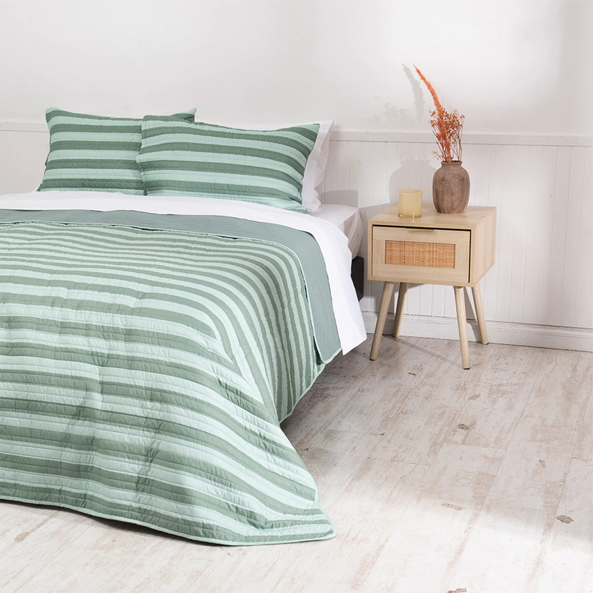 QUILT MASHINI BARCELONA 2 PLAZAS VERDE - 3