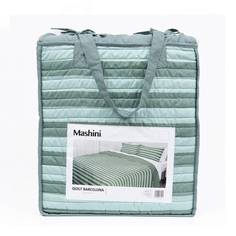 QUILT MASHINI BARCELONA 2 PLAZAS VERDE - 5