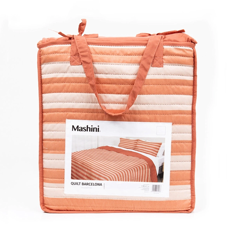 QUILT MASHINI BARCELONA KING NARANJO - 5