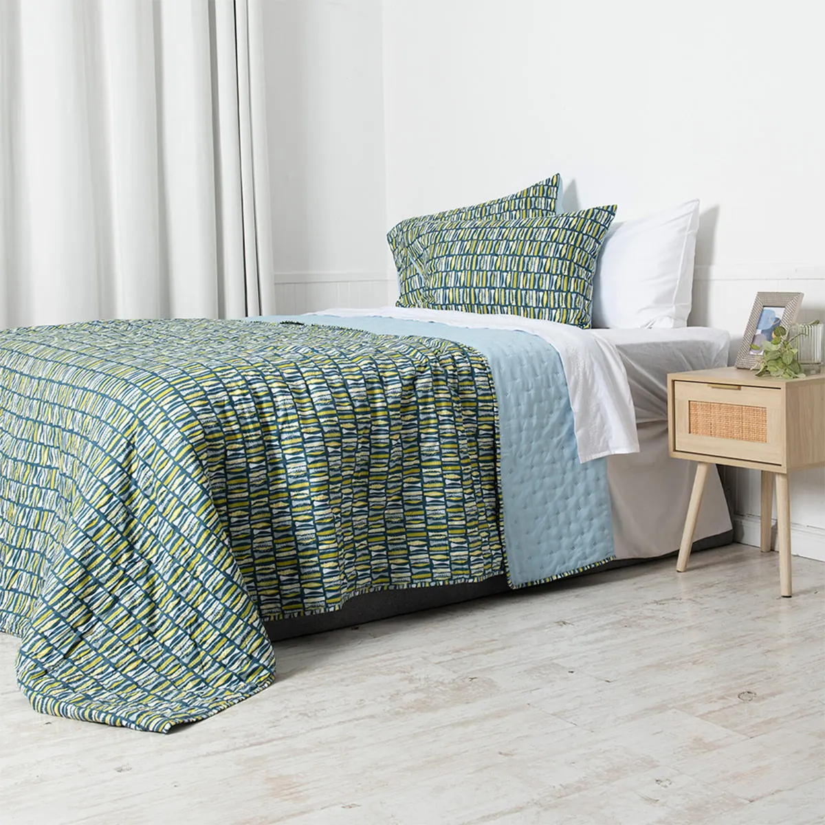 QUILT MASHINI TOLEDO MF ESTAMPADO 1.5 PLAZAS FOREST - 2