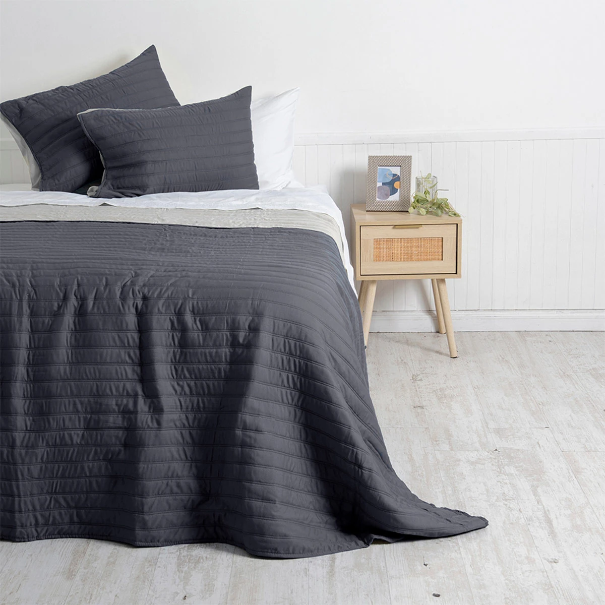 QUILT MASHINI TOLEDO MF 2 PLAZAS MARENGO/GRIS - 1