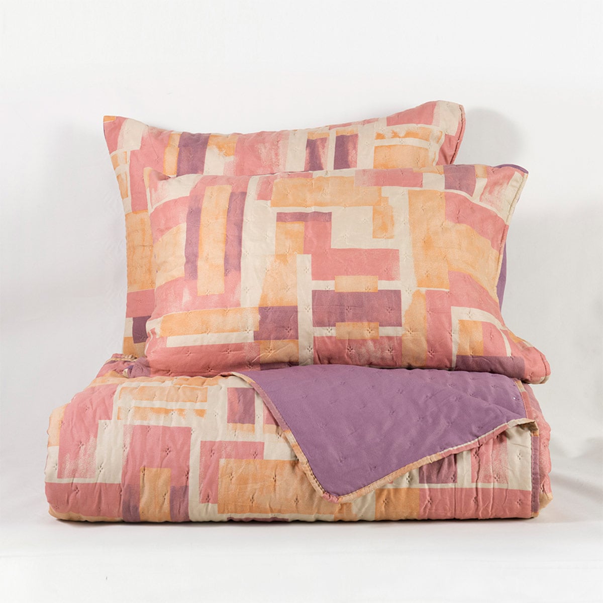 QUILT MASHINI TOLEDO MF ESTAMPADO KING CUBE - 4
