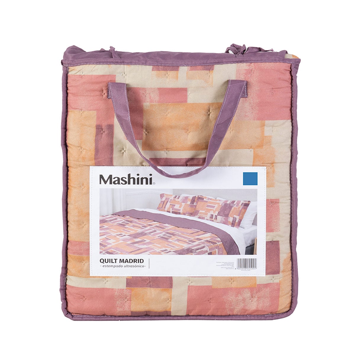 QUILT MASHINI TOLEDO MF ESTAMPADO KING CUBE - 5