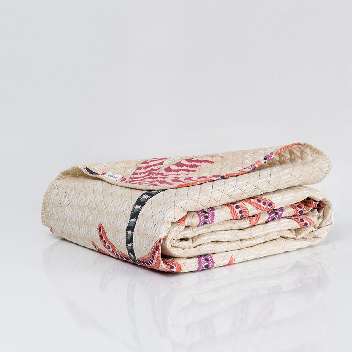 QUILT MASHINI CORDOBA ESTAMPADO 1.5 PLAZAS PALM - 5