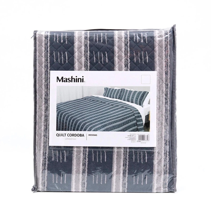 QUILT MASHINI CORDOBA ESTAMPADO 2 PLAZAS ELENA - 5