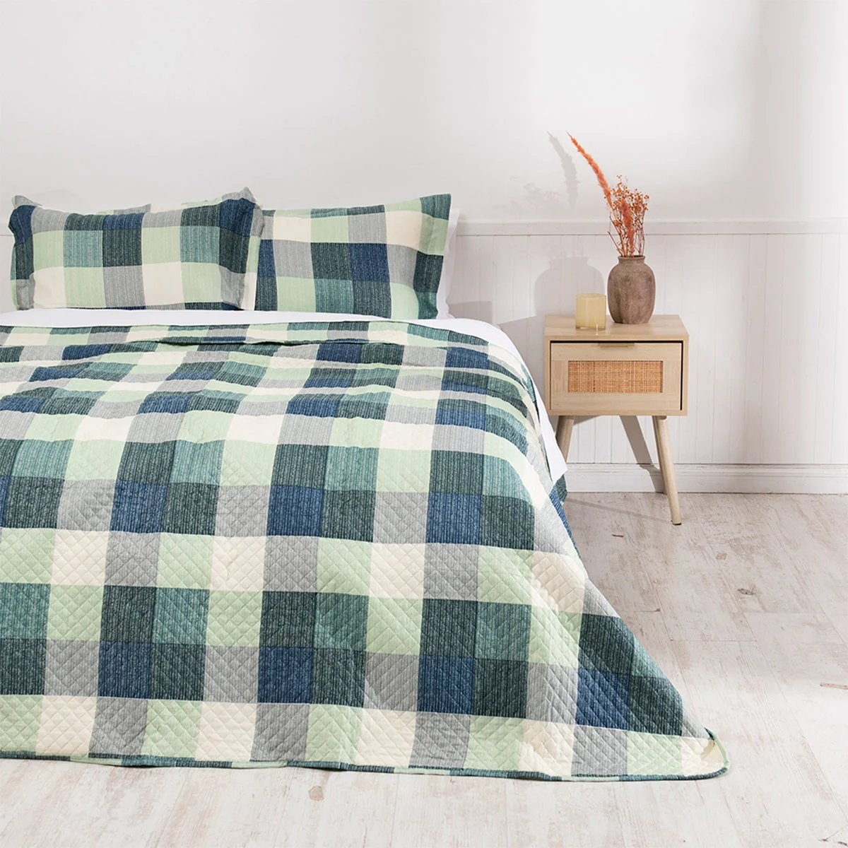 QUILT MASHINI CORDOBA ESTAMPADO 2 PLAZAS ROMANA - 3