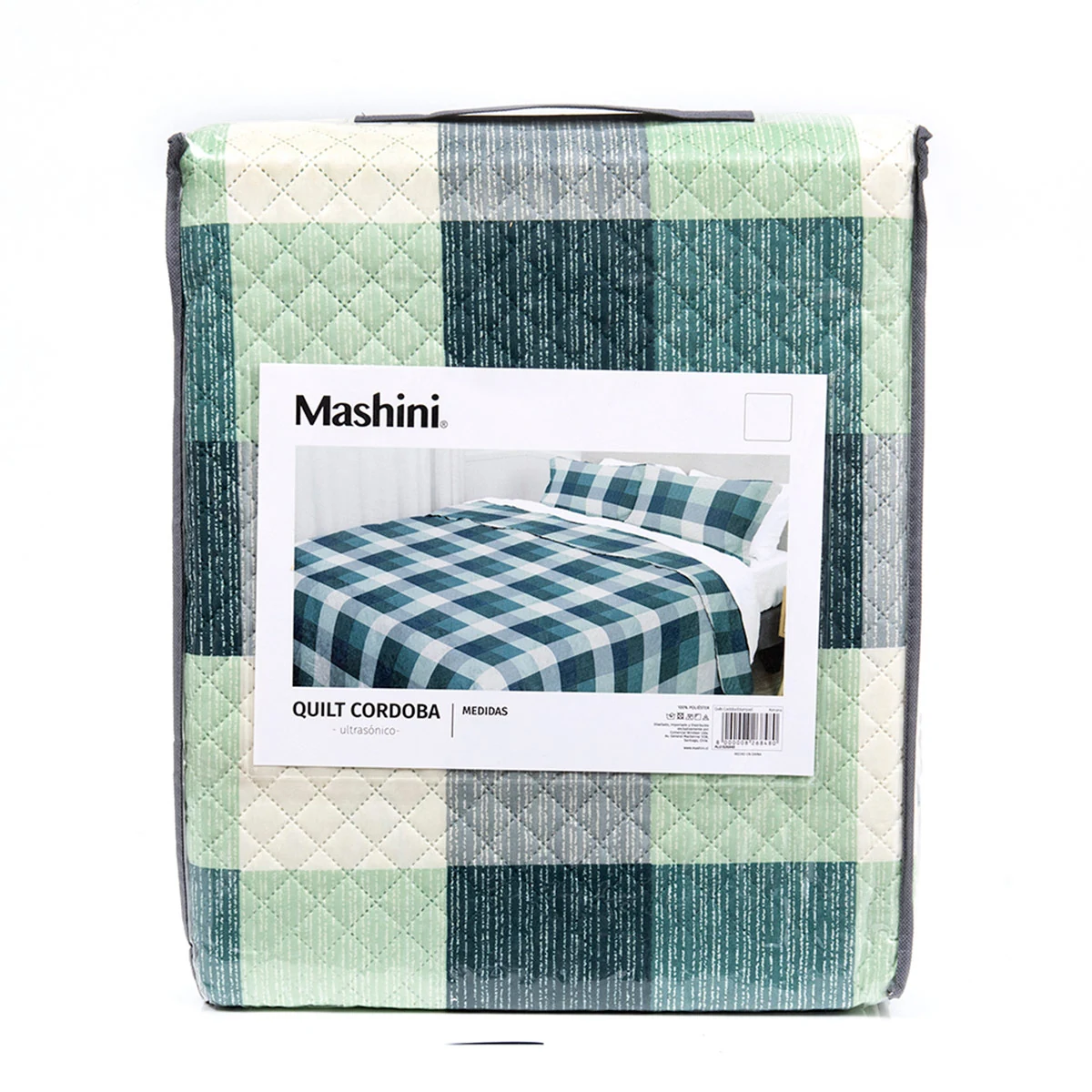 QUILT MASHINI CORDOBA ESTAMPADO 2 PLAZAS ROMANA - 6